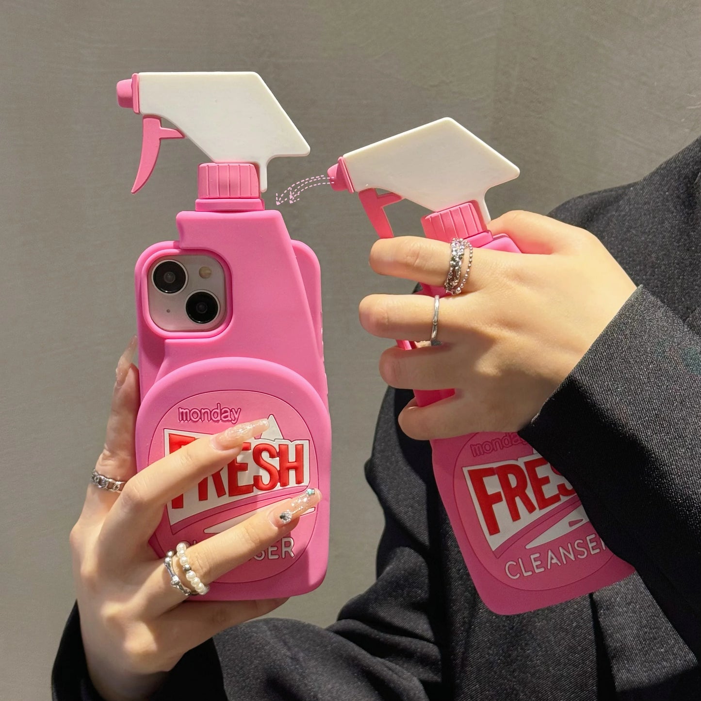 SillyCases™ Spray Cleaner iPhone Case