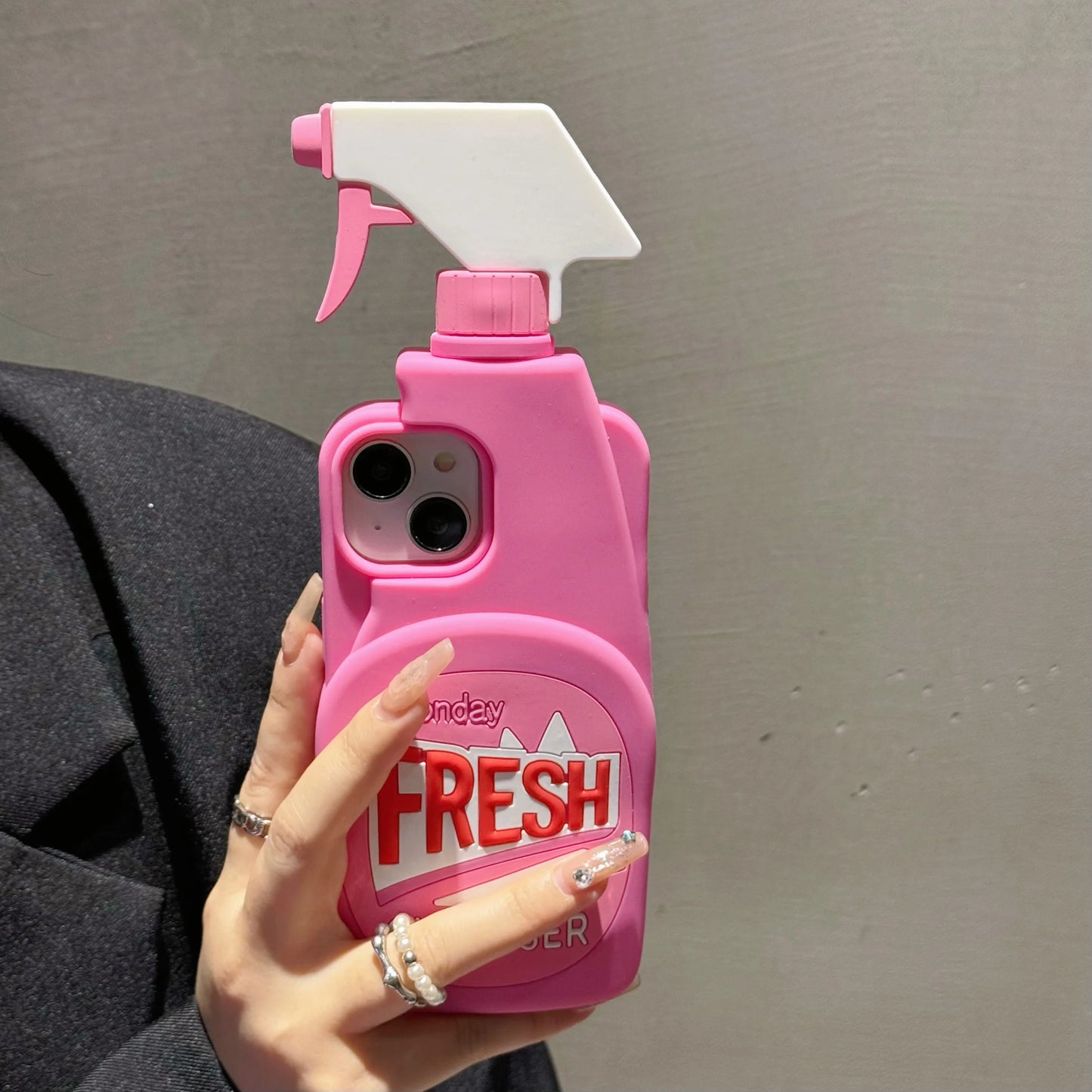 SillyCases™ Spray Cleaner iPhone Case